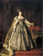 Louis Caravaque Portrait of Empress Anna Ioannovna Sweden oil painting artist